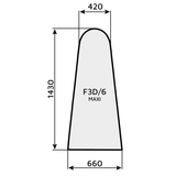 Feltro 3D universale F3D/6 (forma C Maxi)