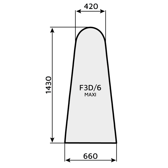 Feltro 3D universale F3D/6 (forma C Maxi)