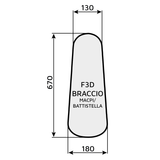 Feltro 3D braccio F3D/BMB compatibile Macpi/Battistella