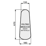 Feltro braccio FBMB compatibile Macpi/Battistella