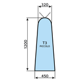 Telo universale T3 (forma C piccolo)