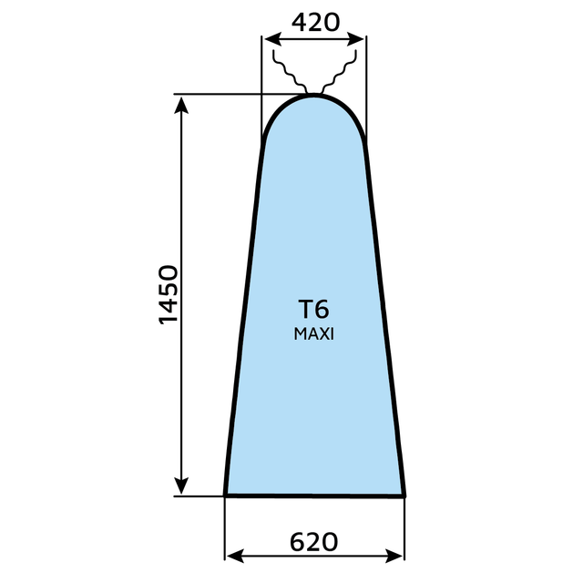 Telo universale T6 (forma C Maxi)