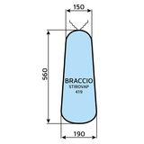 Telo braccio TBS compatibile Stirovap 419