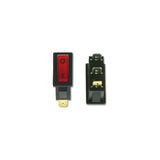 2-pole red light switch 220V