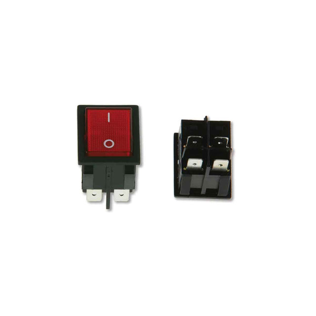 4-pole red light switch 220V