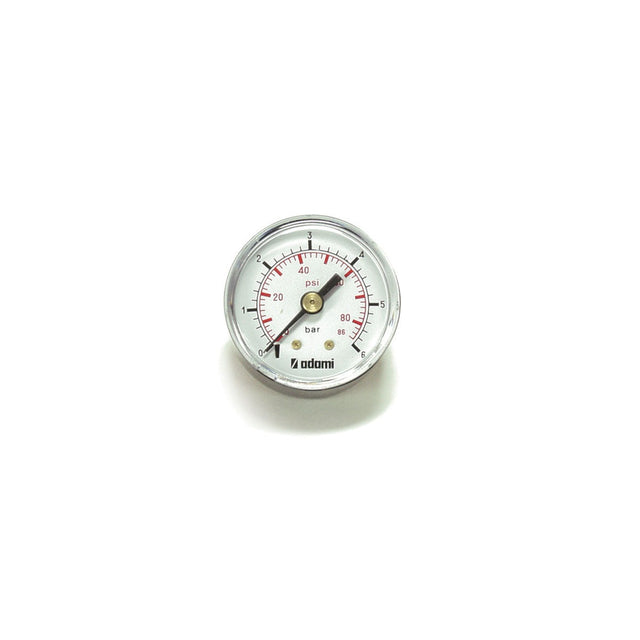 Rear connection pressure gauge Ø=40 mm 0-12 bar 1/8"